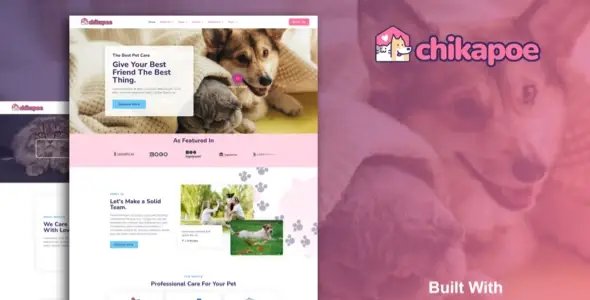 Chikapoe – Pet Care & Veterinary Elementor Template Kit
