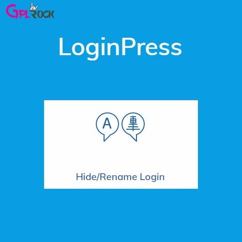 LoginPress Hide Rename Login